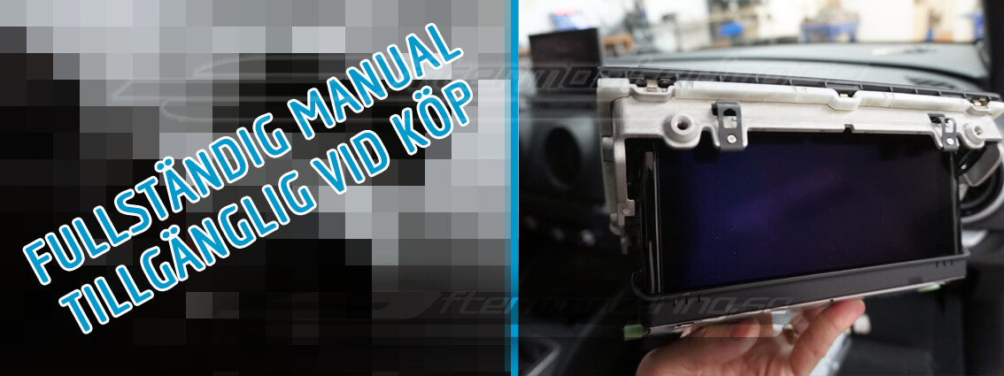 Aktivera original navigation i Audi A1 / A3 / A4 med Connectivity